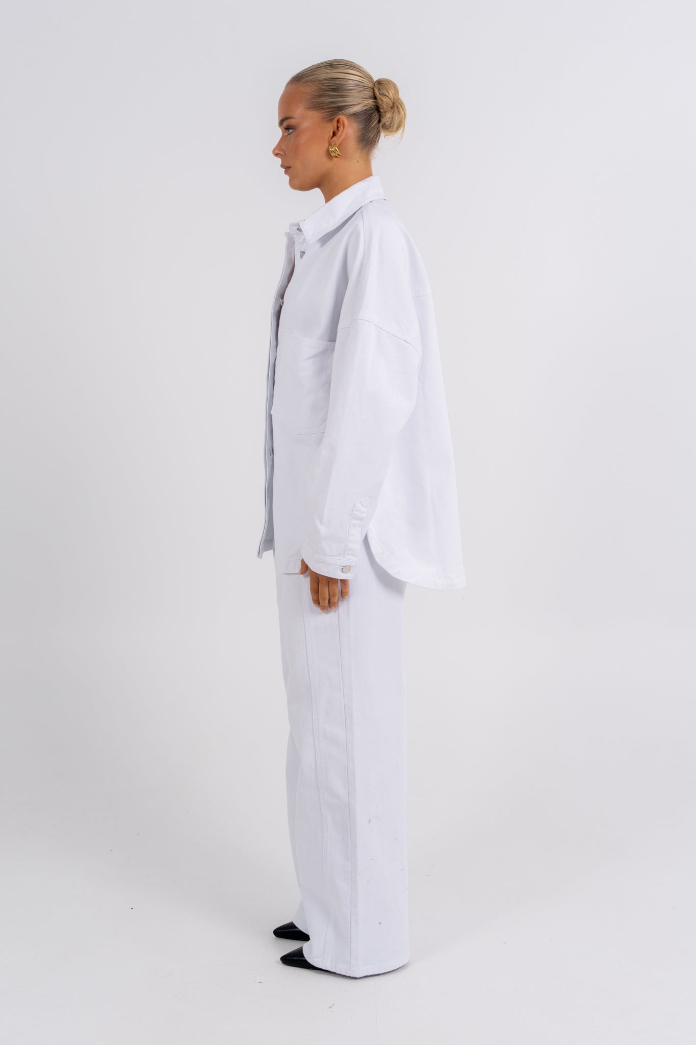 Ilou Denim Shirt White
