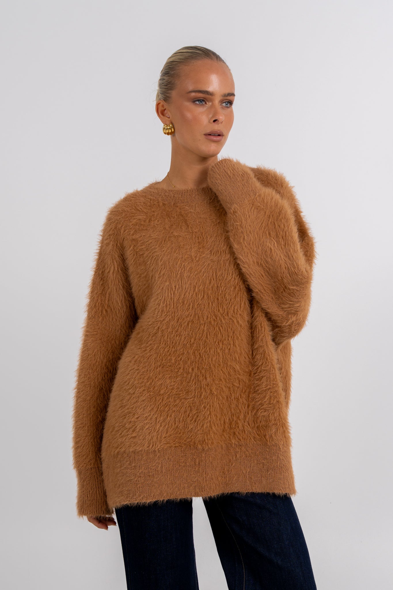 Willow Knit Jumper Tan