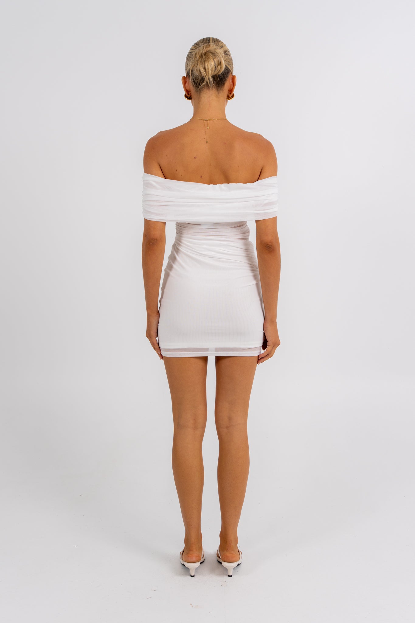 Niya Mini Dress White