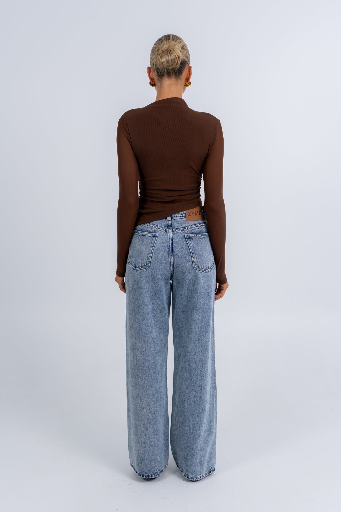 Dakitah Long Sleeve Top Brown