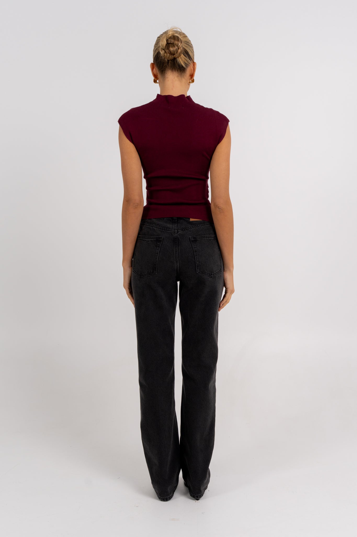 Tahmina Top Burgundy