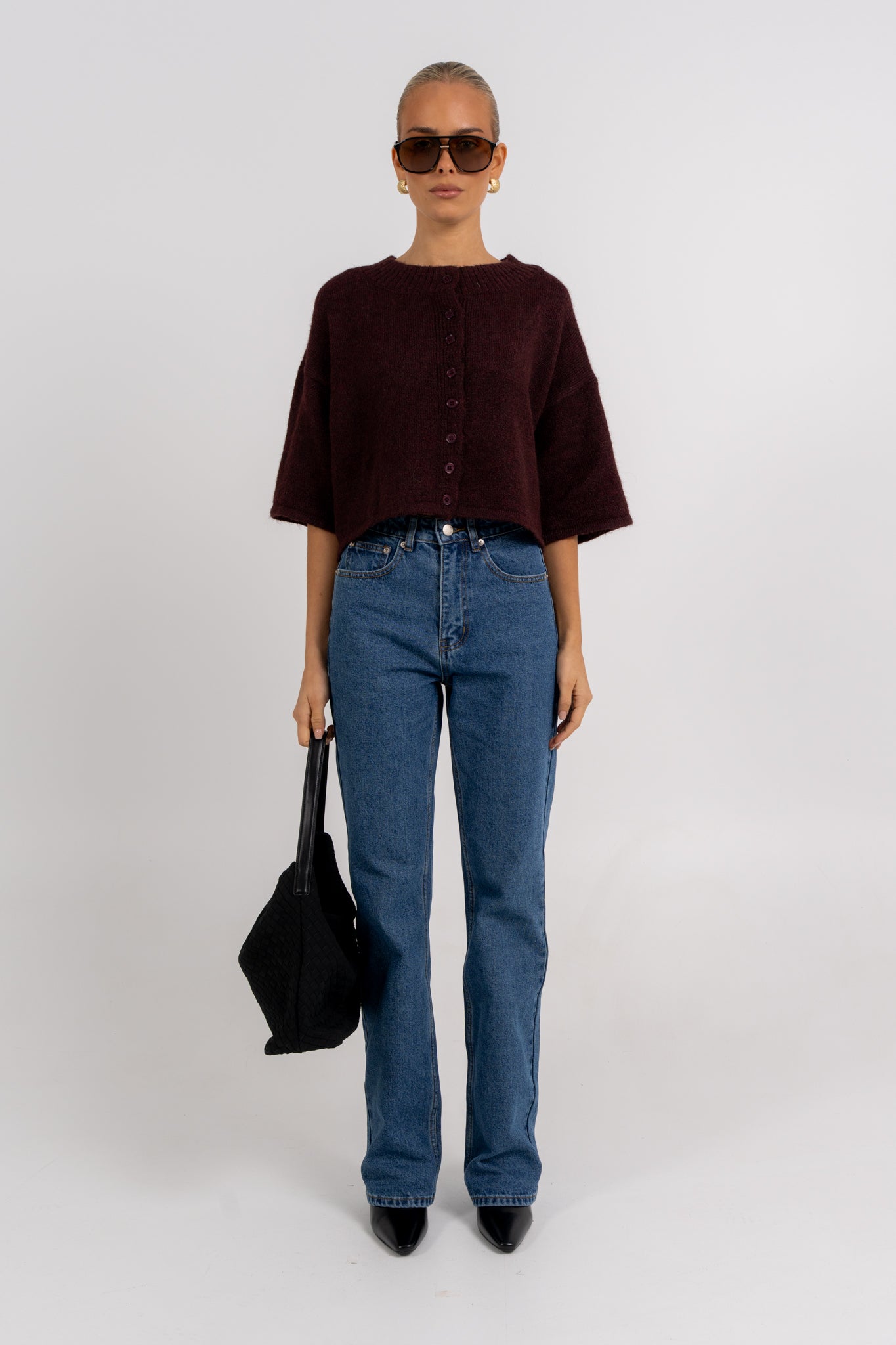 Dallas Cardigan Burgundy
