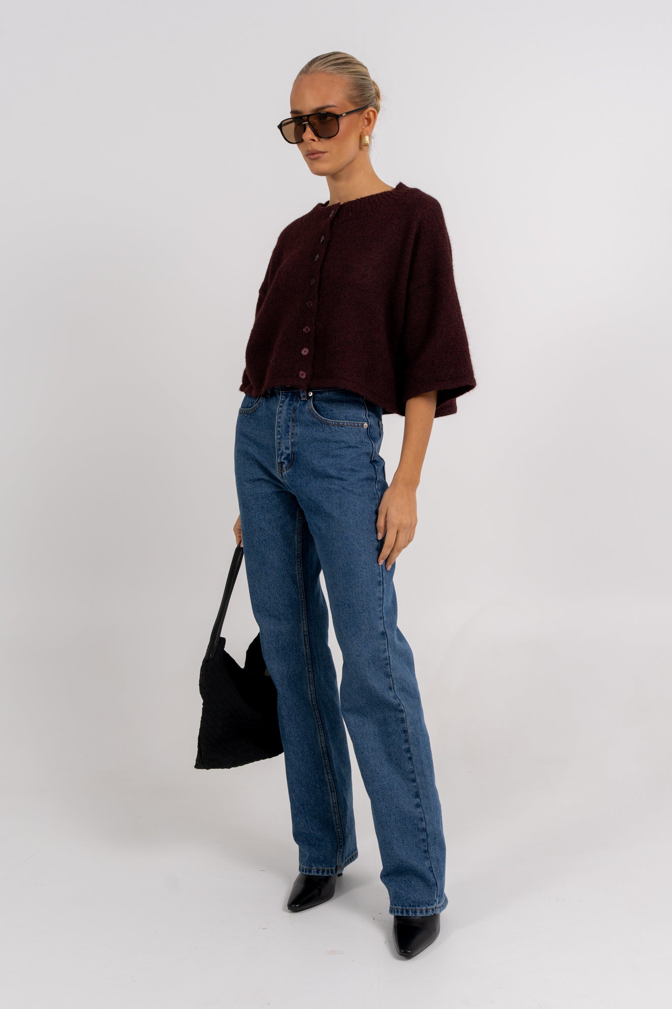 Dallas Cardigan Burgundy