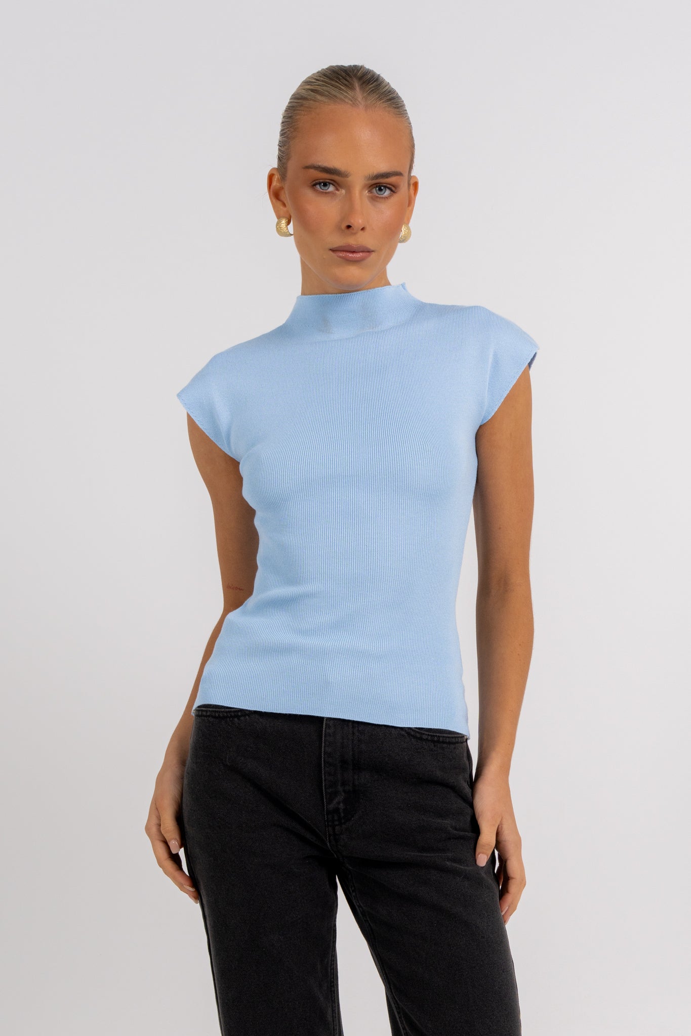 Darragh Top Baby Blue