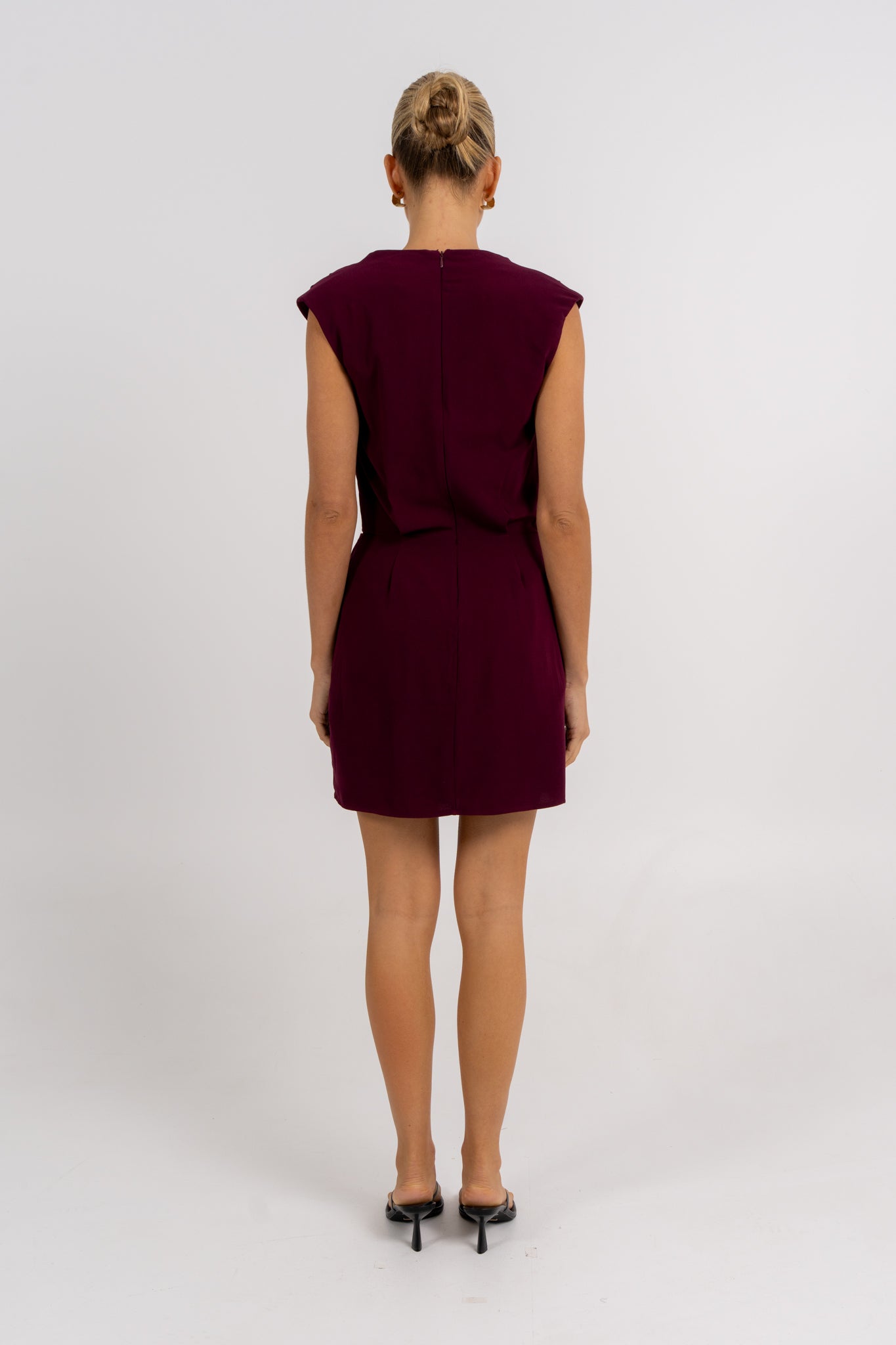 Bryson Mini Dress Burgundy