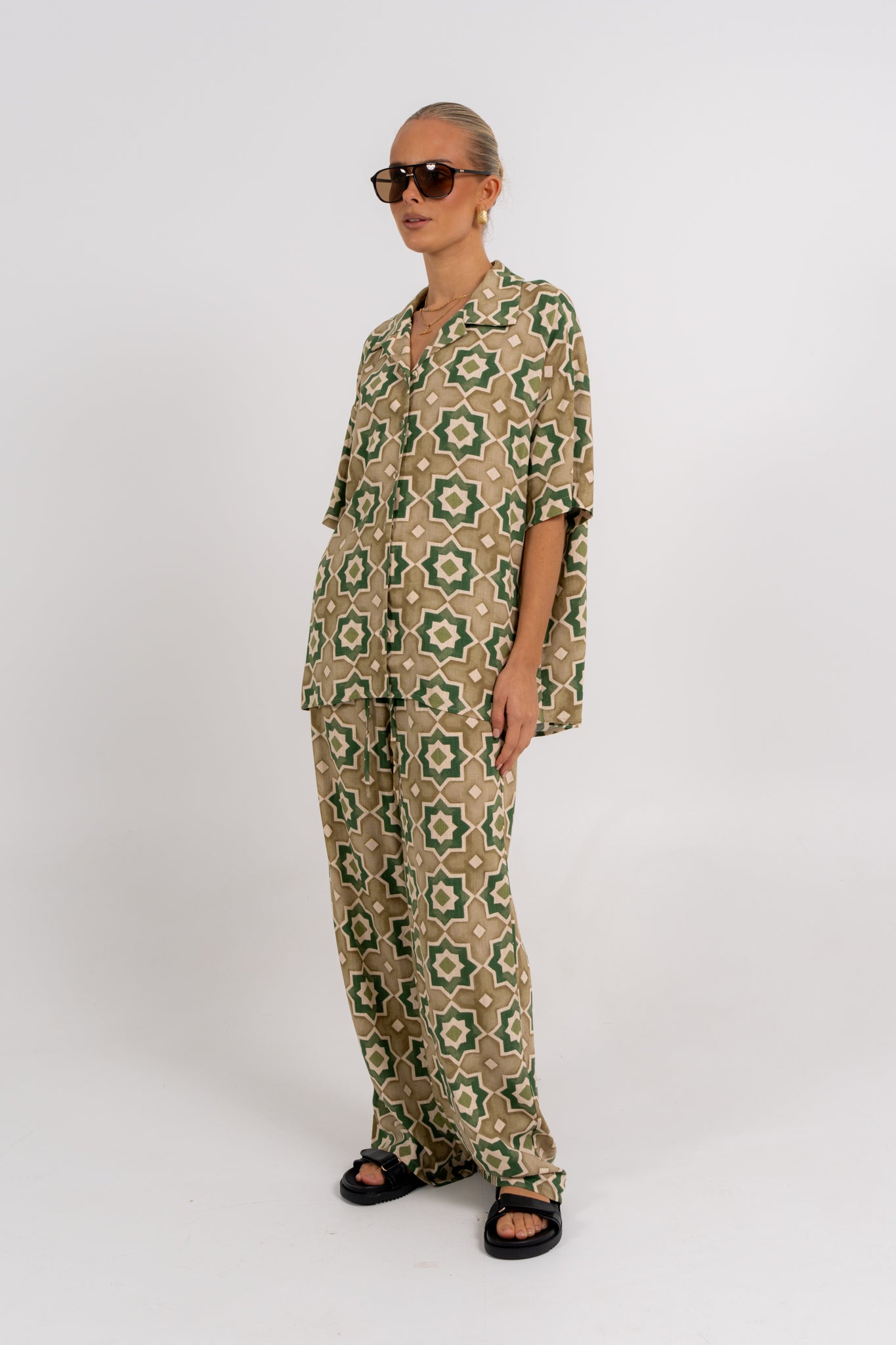Citta Pants Khaki Tile
