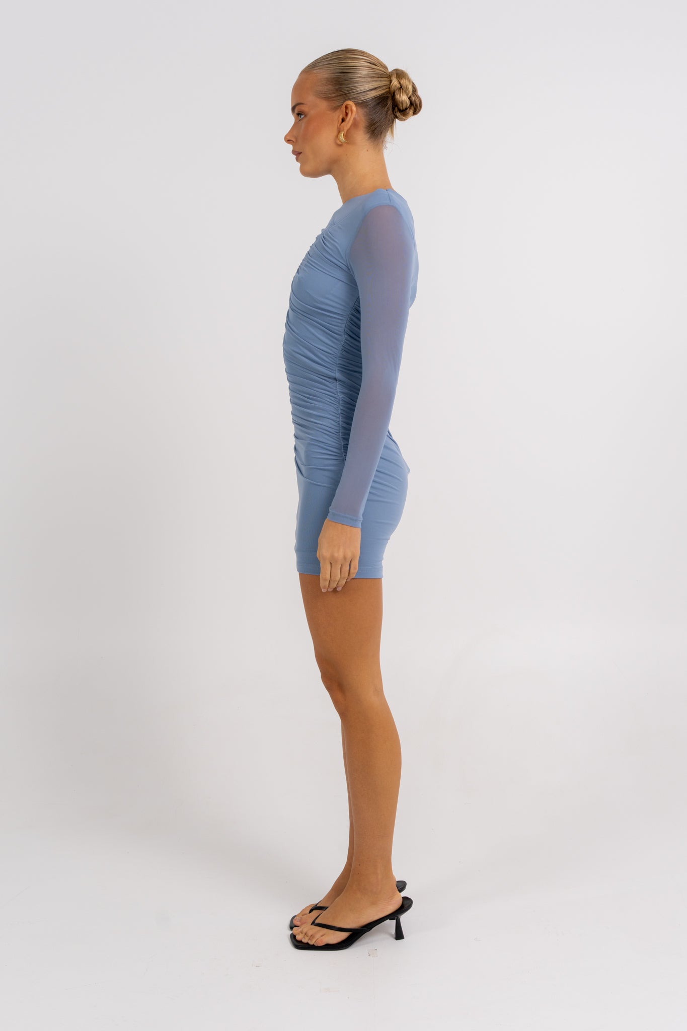 Phoebe Mini Dress Blue