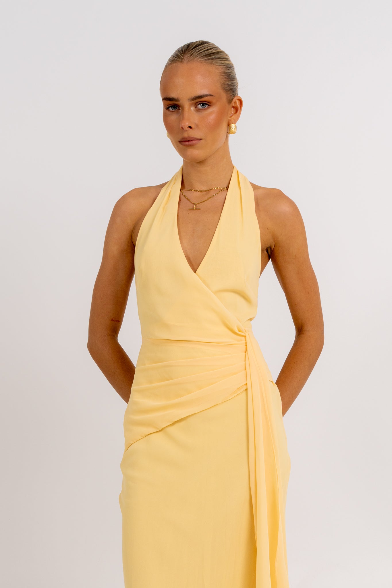 Rory Maxi Dress Lemon