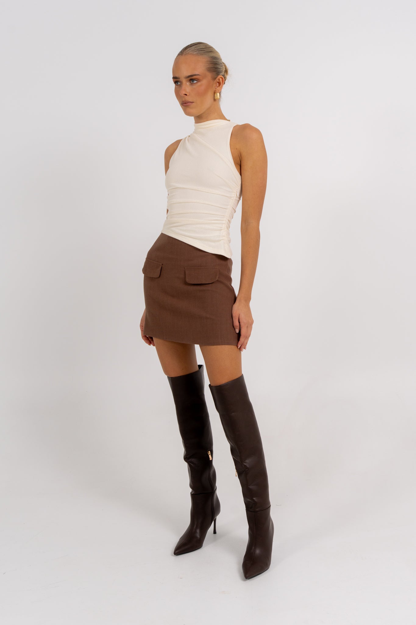 Lark Skirt Chocolate