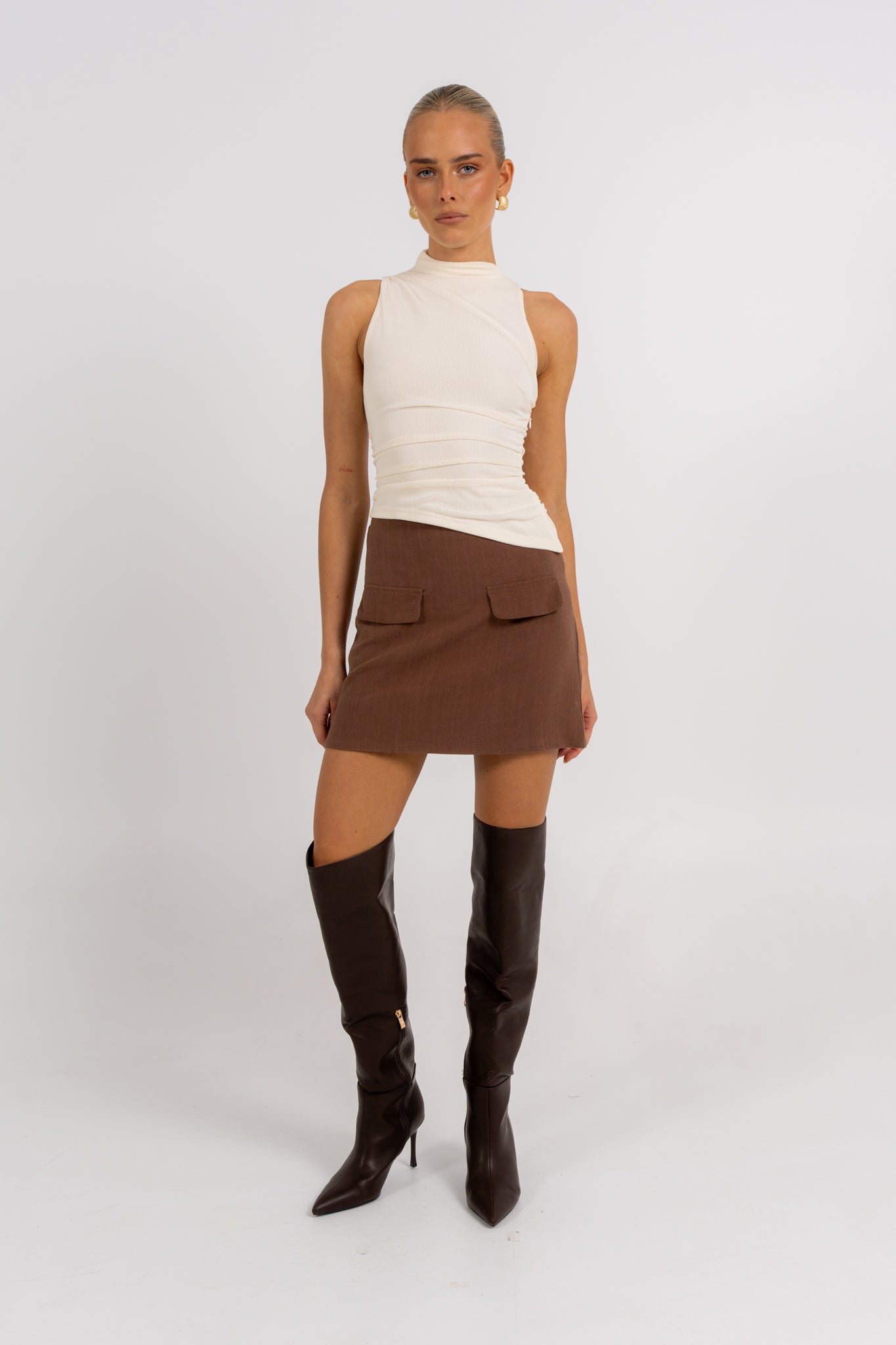 Lark Skirt Chocolate