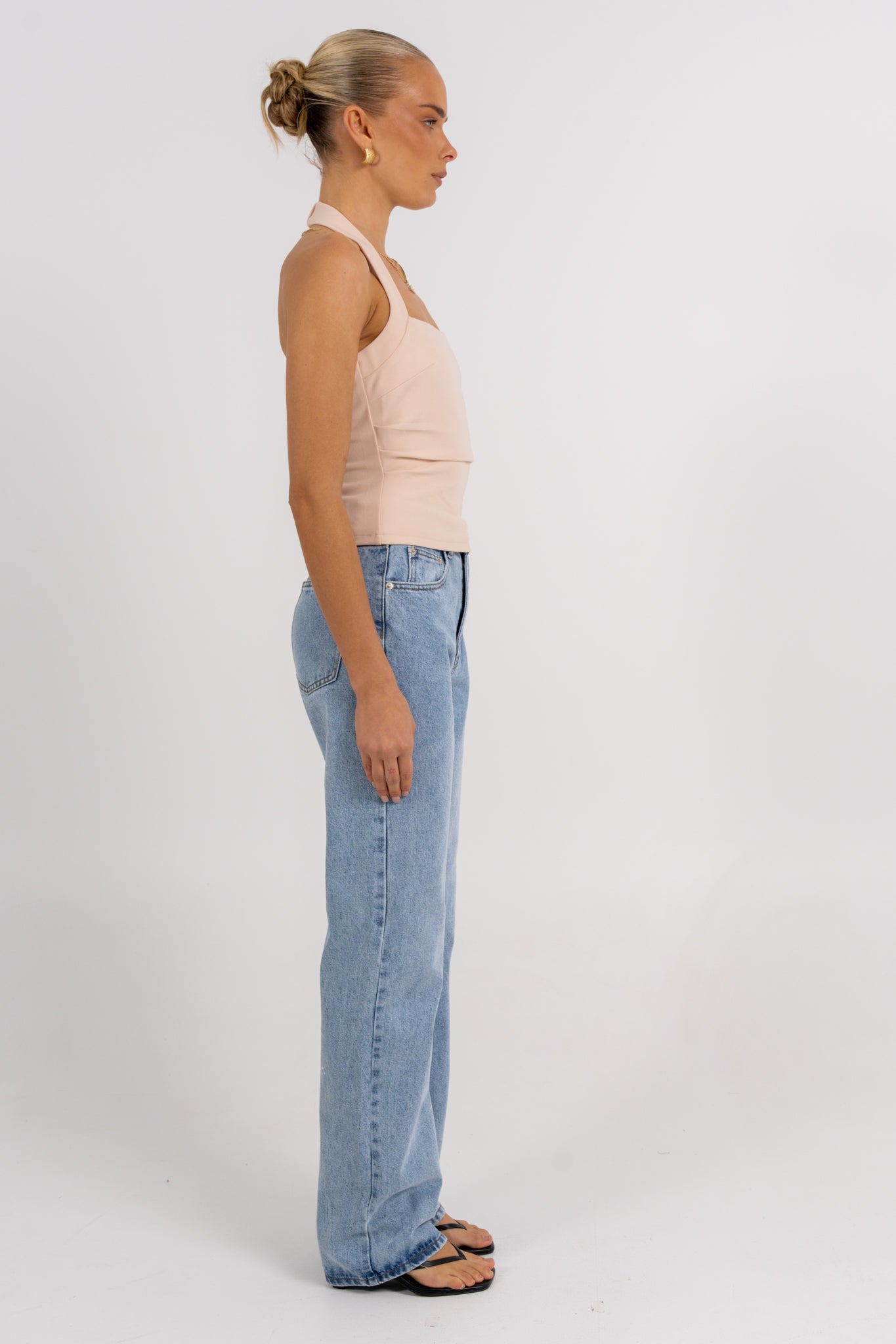 Rilee Halter Top Bone