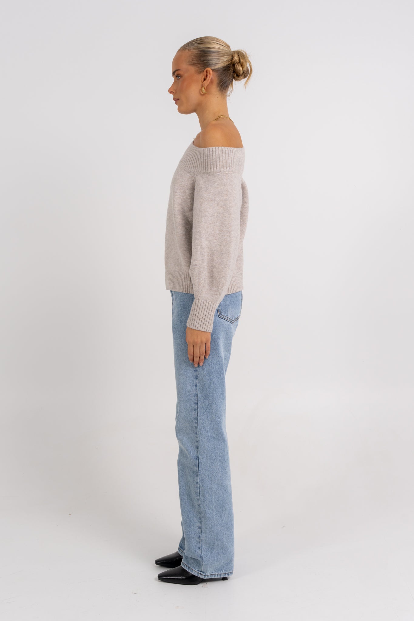 Omerson Jumper Oatmeal Marle