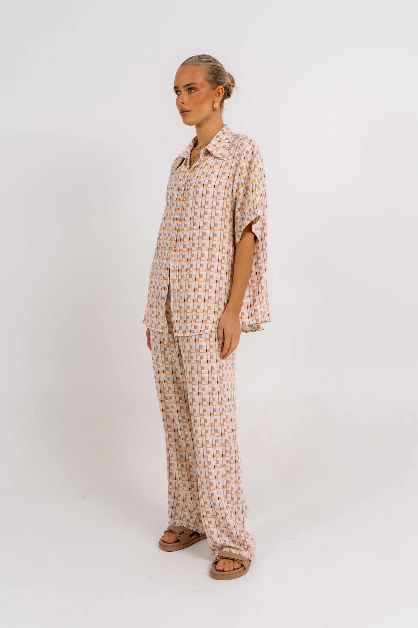 Rylie Set Beige Check