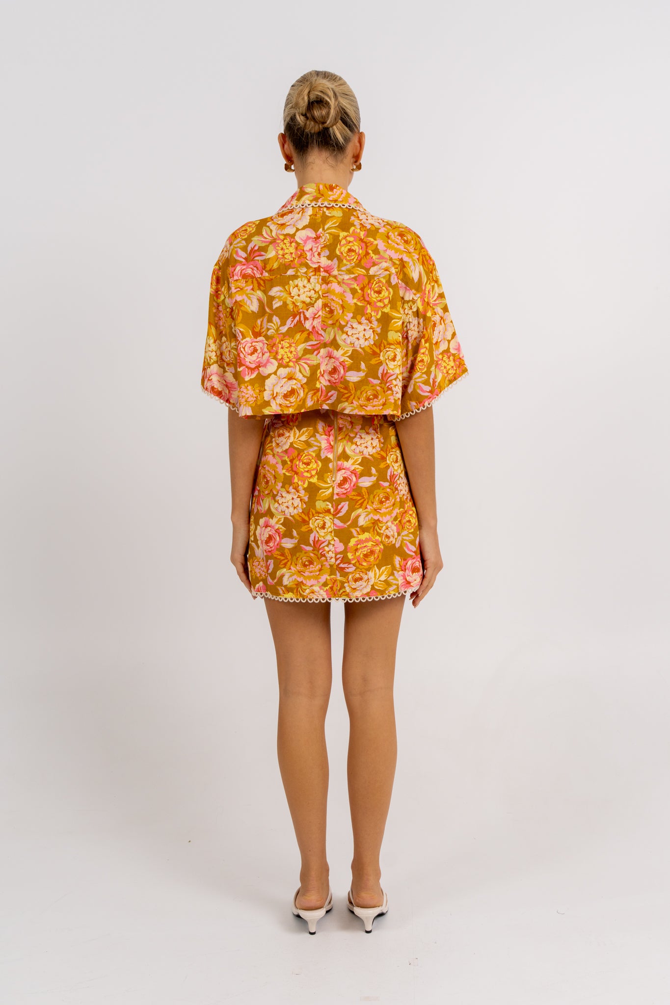 Esimio Shirt Hinterbloom Print