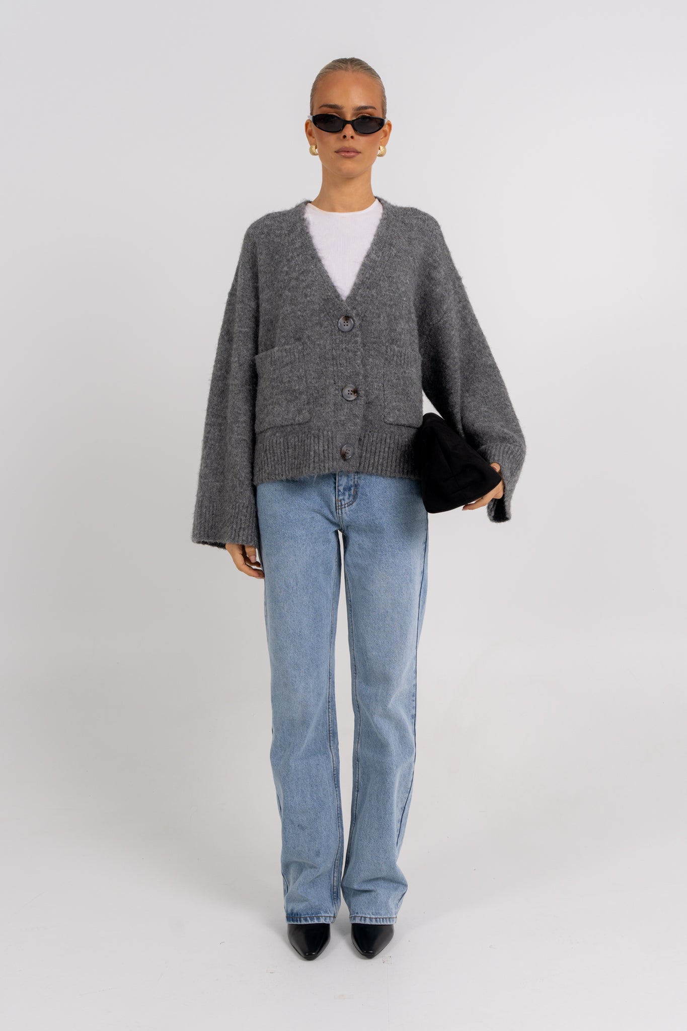 Imogen Cardigan Charcoal