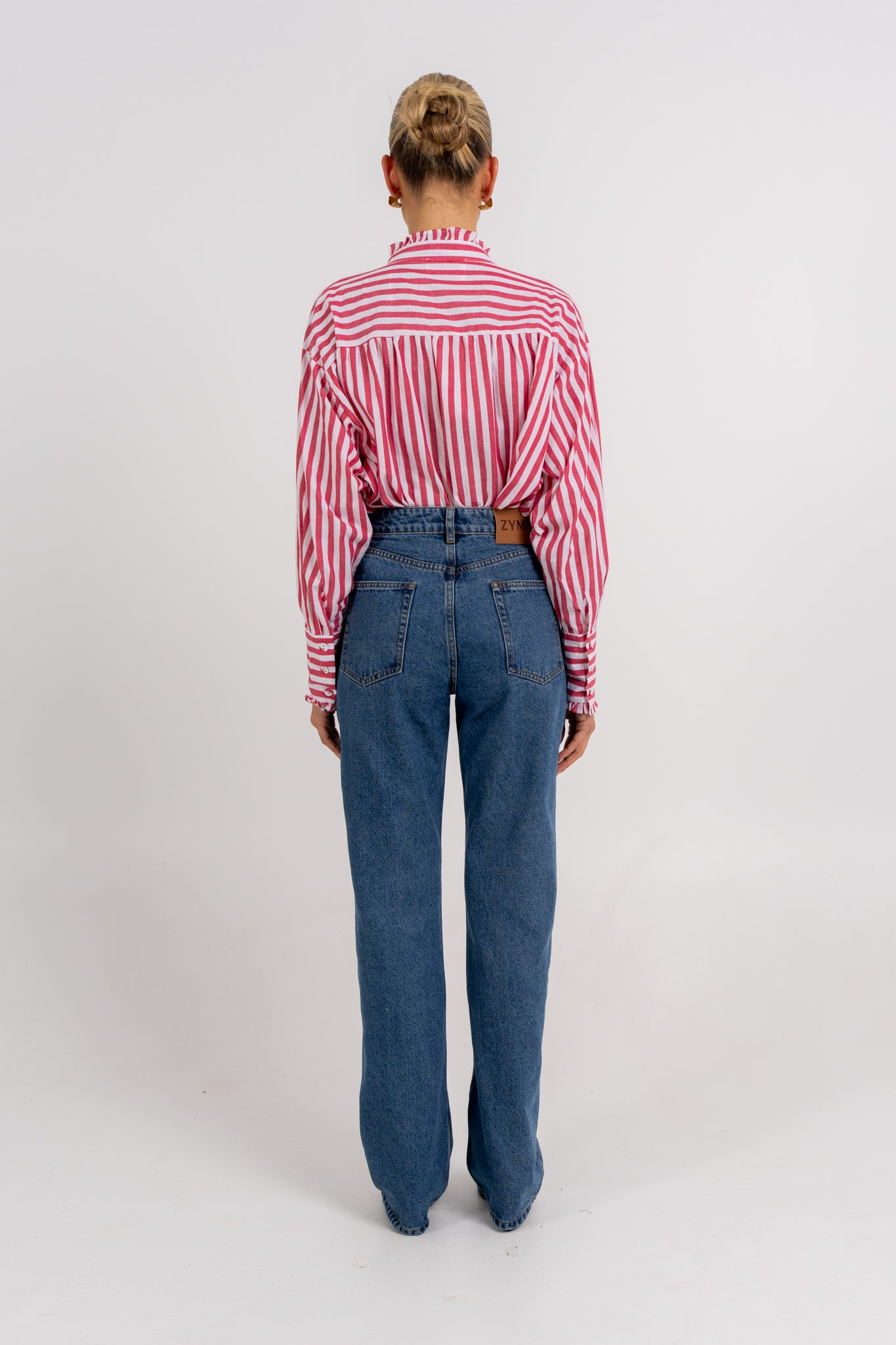 Uccella Shirt Red Stripe