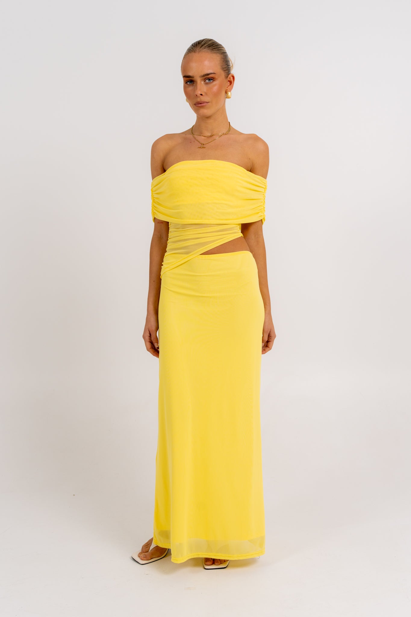 Fiora Maxi Dress Canary Yellow