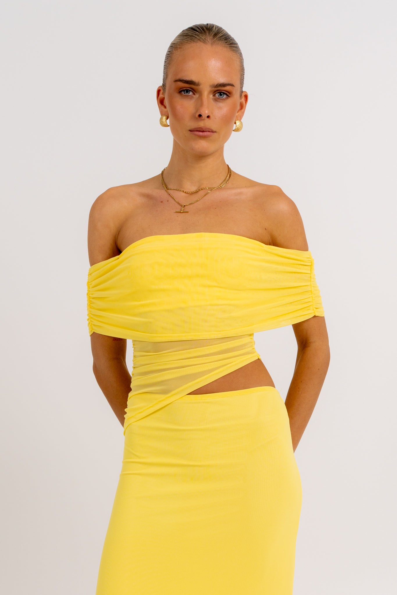 Fiora Maxi Dress Canary Yellow