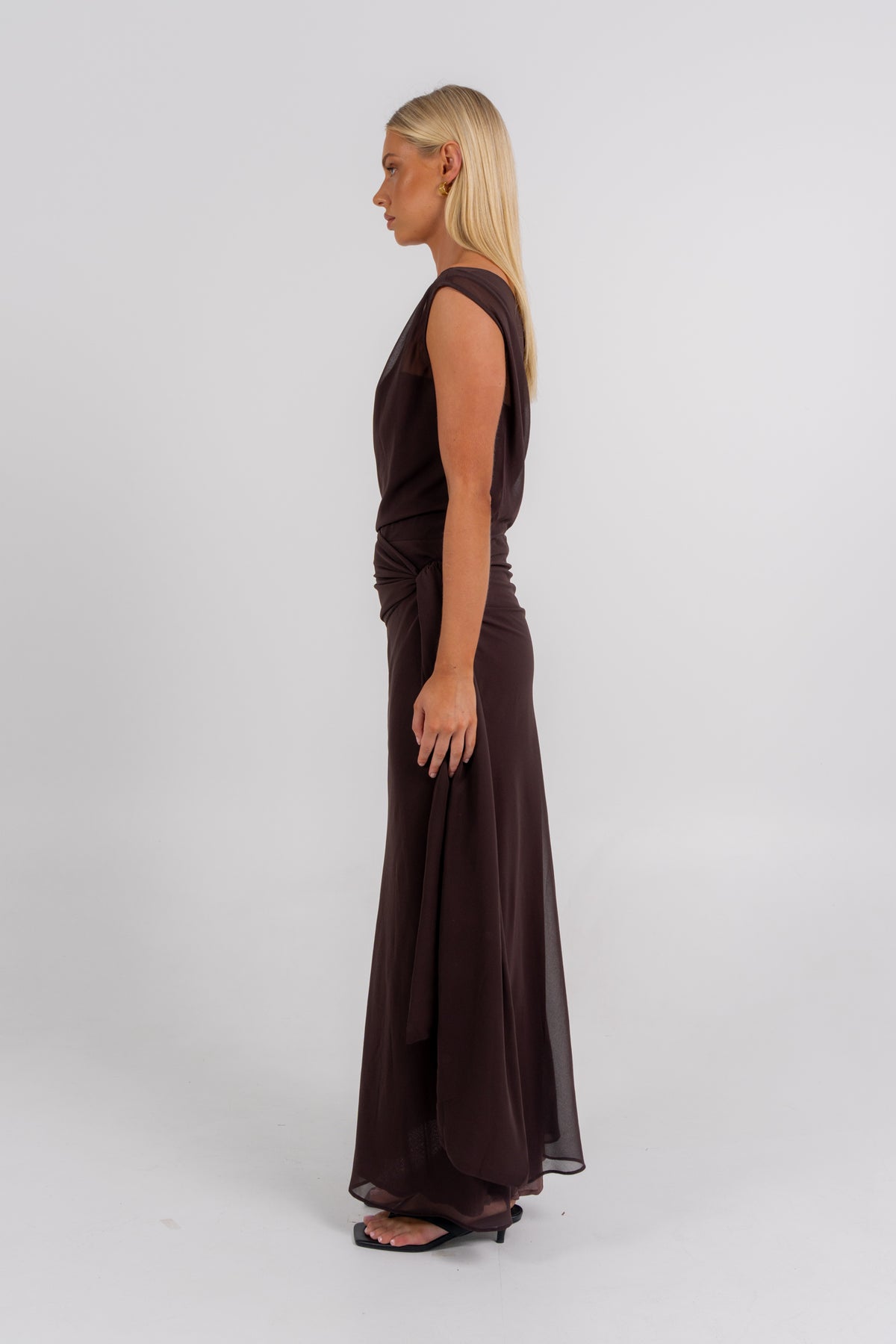 Dana Maxi Dress Chocolate