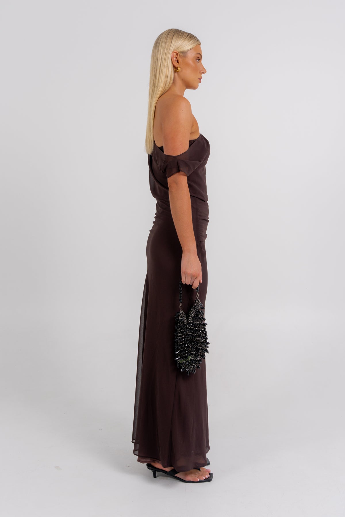 Dana Maxi Dress Chocolate