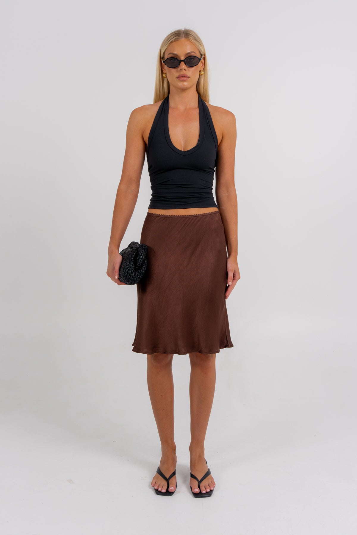 Xanthis Skirt Chocolate