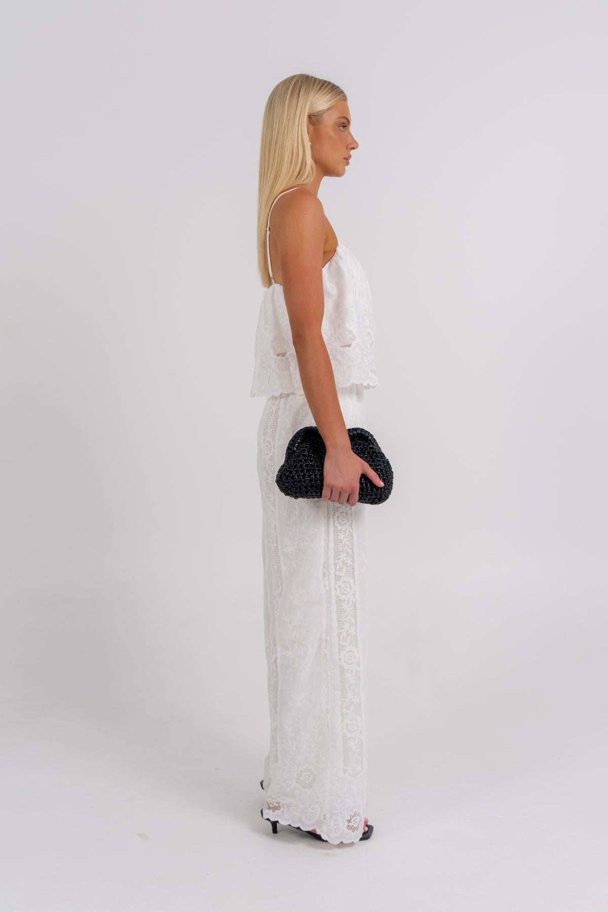 Brooklyn Lace Set White
