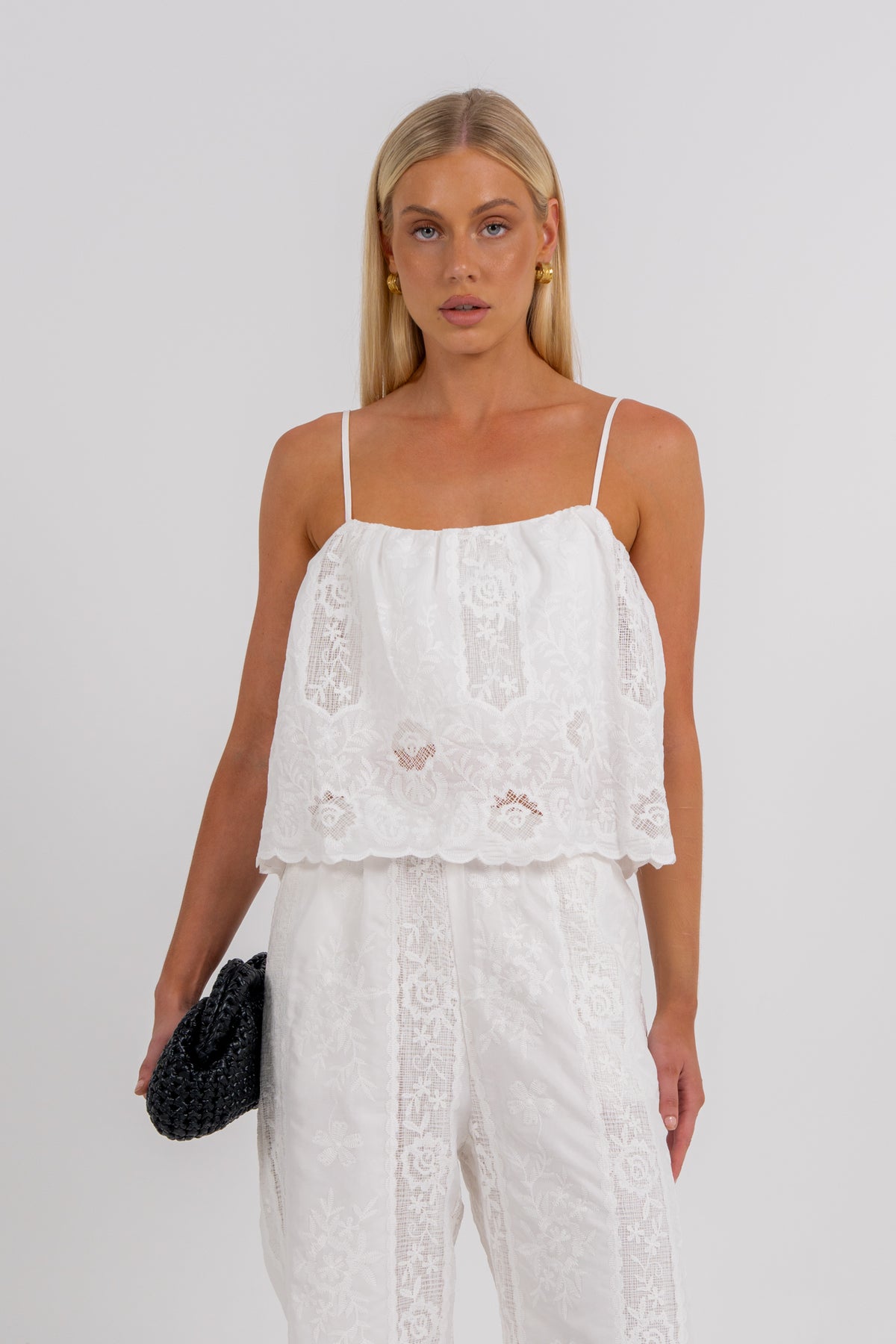 Brooklyn Lace Set White