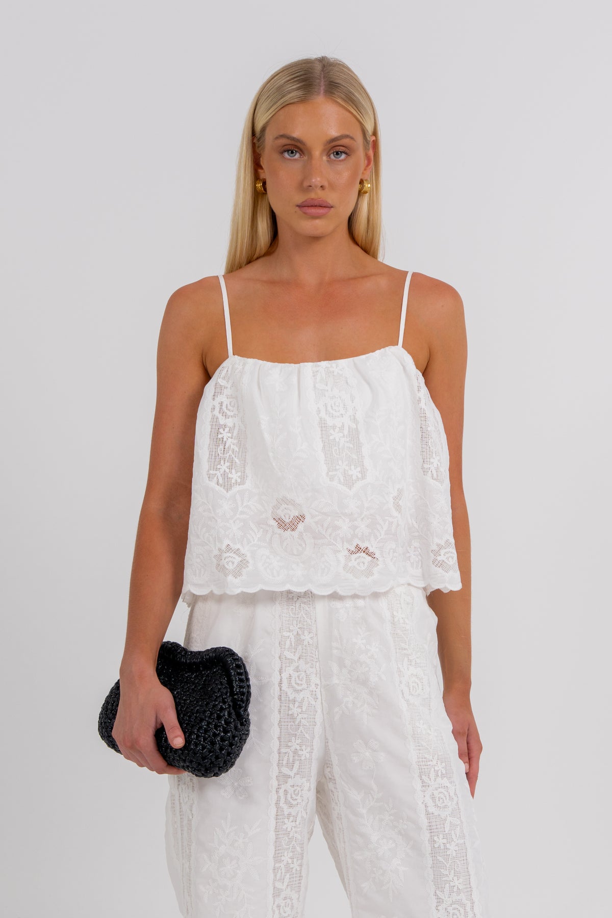 Brooklyn Lace Set White