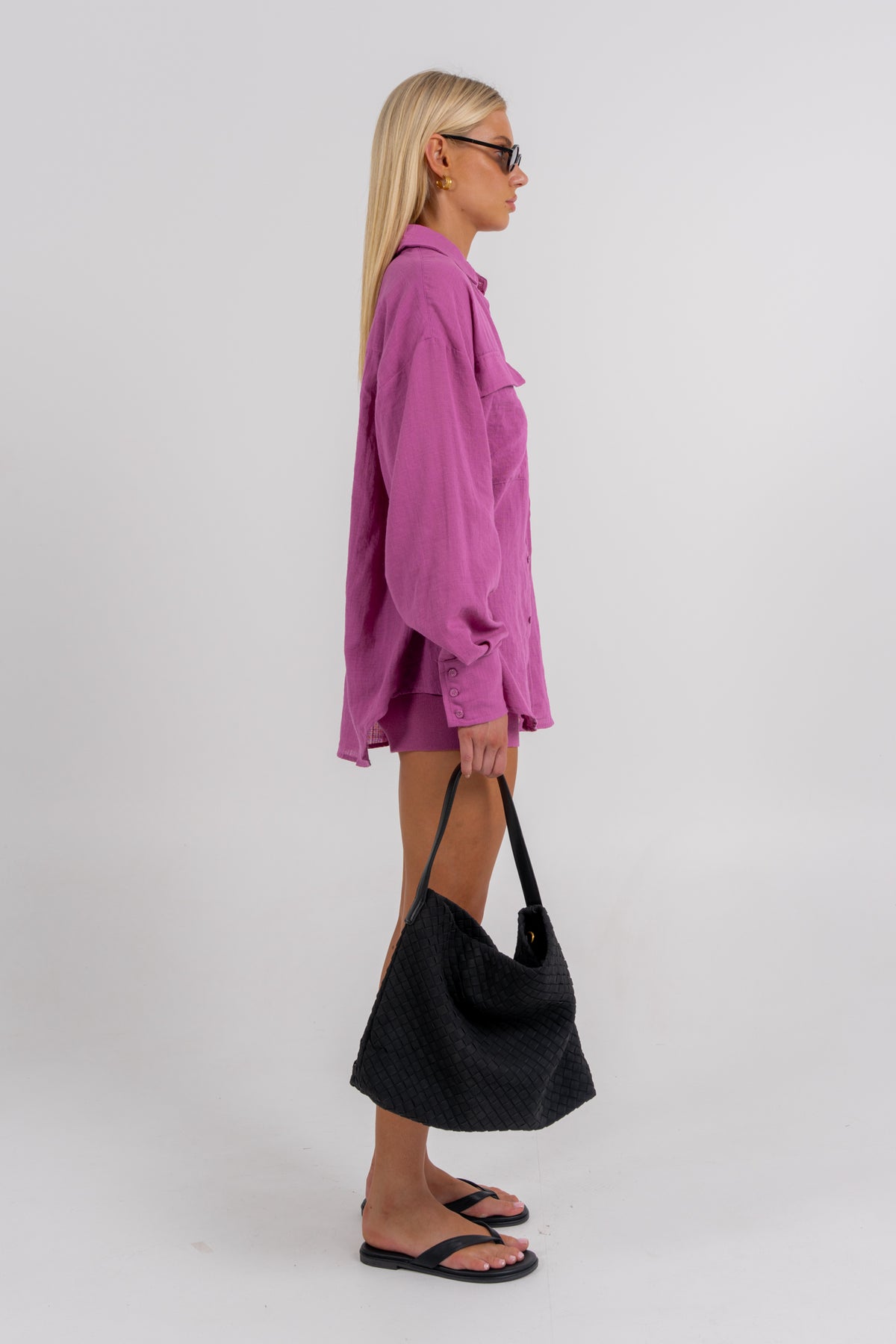 Rosette Shirt Magenta