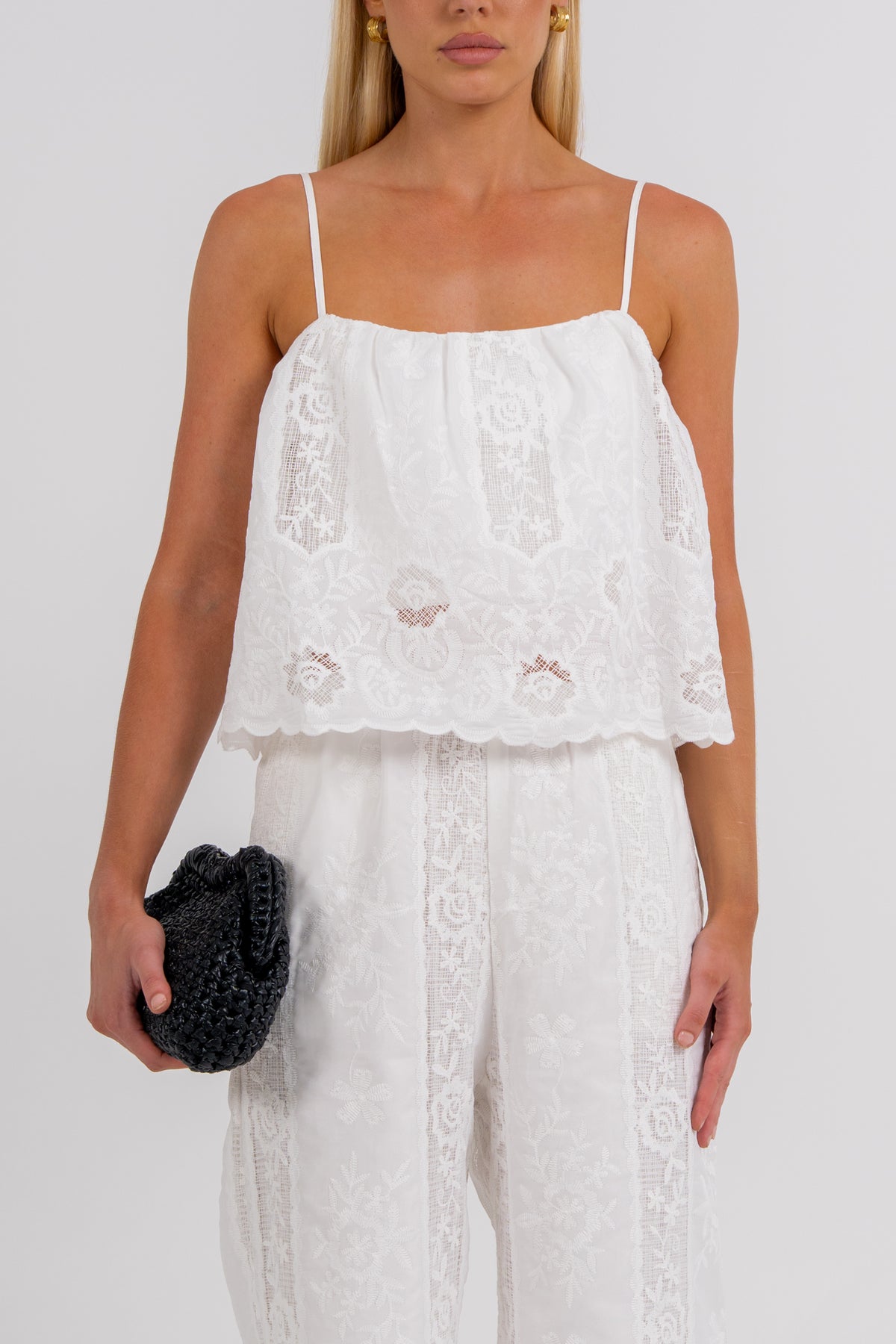 Brooklyn Lace Set White