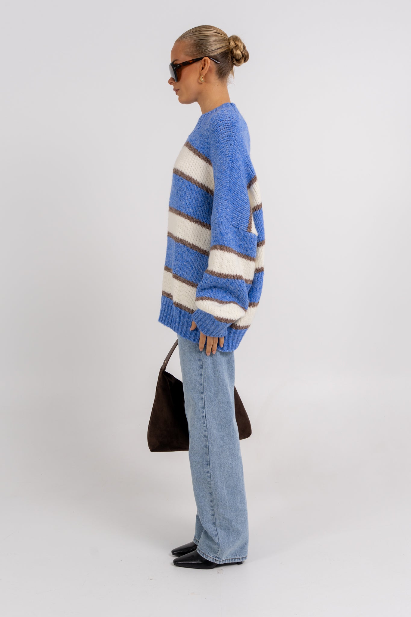 Ena Knit Jumper Blue