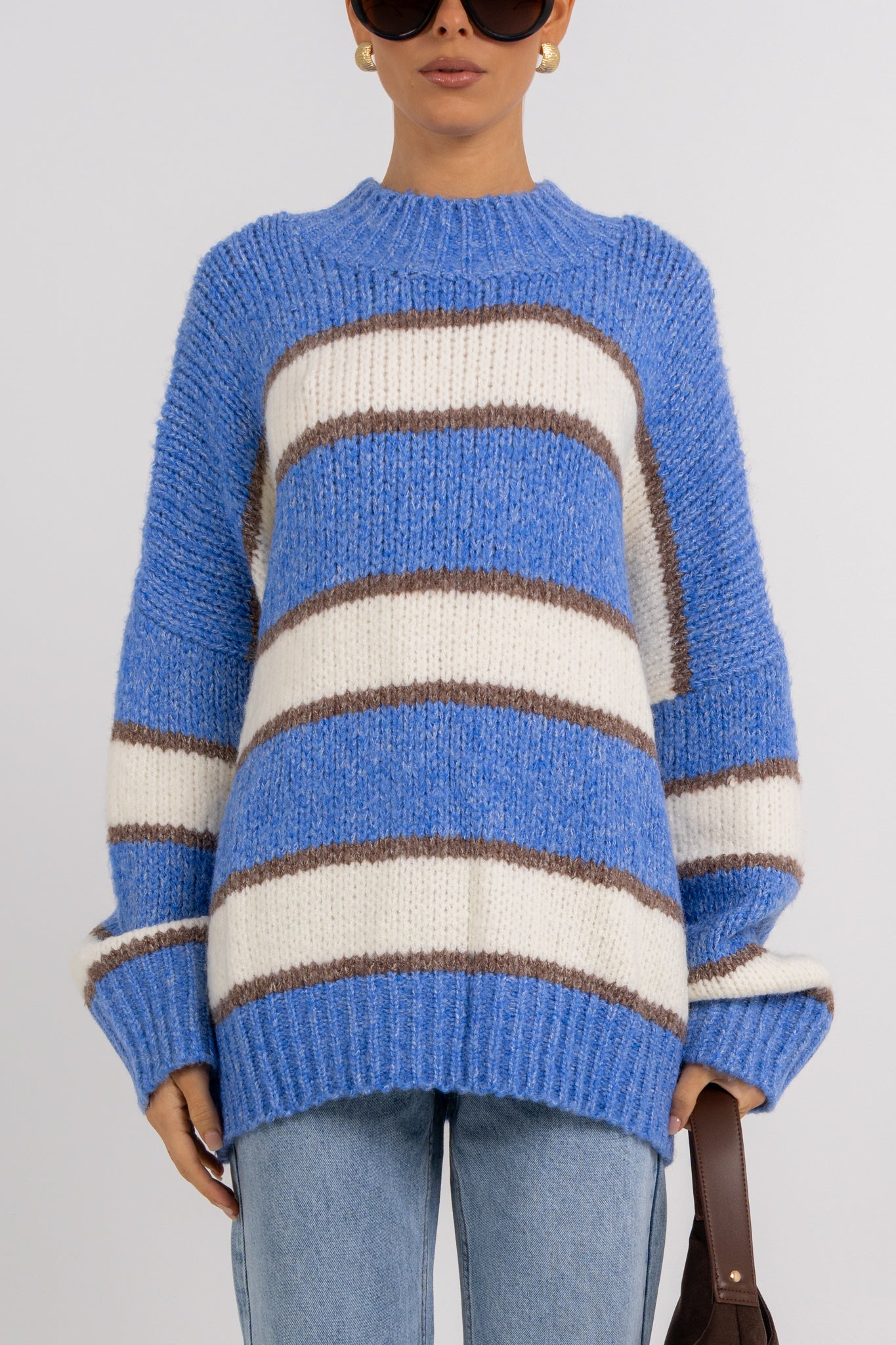 Ena Knit Jumper Blue