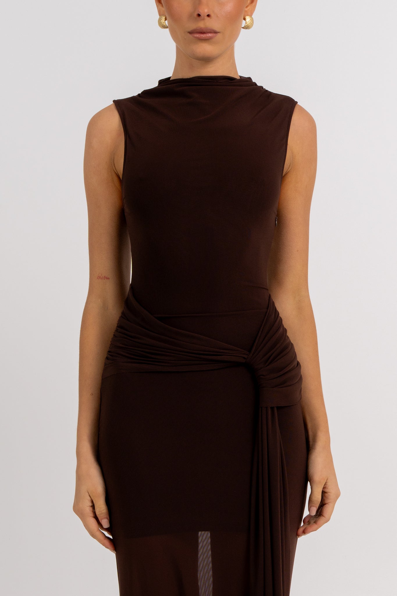Dominic Maxi Dress Chocolate