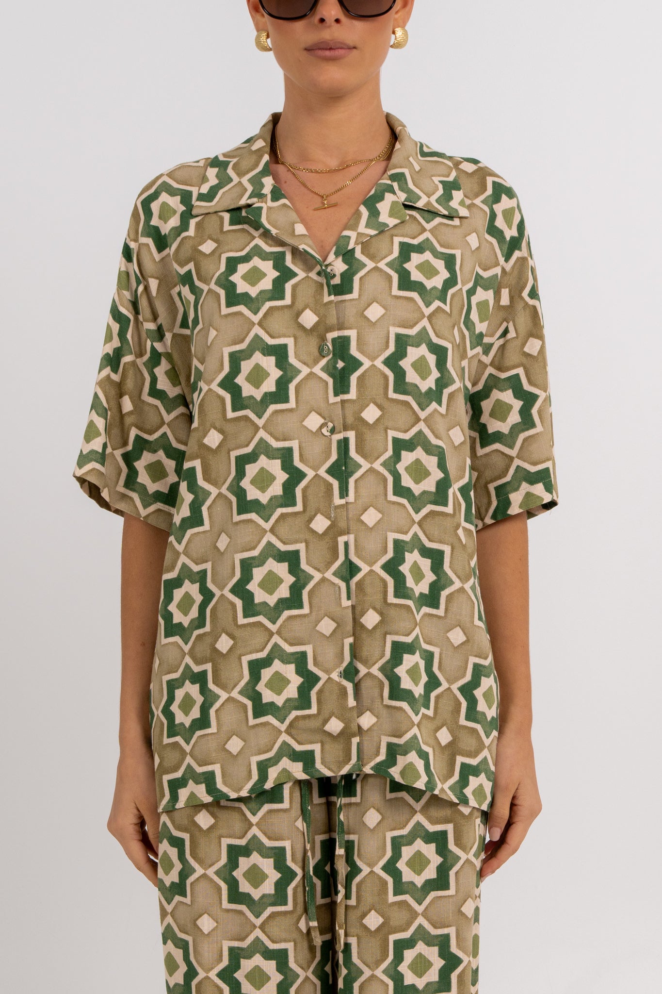Citta Pants Khaki Tile
