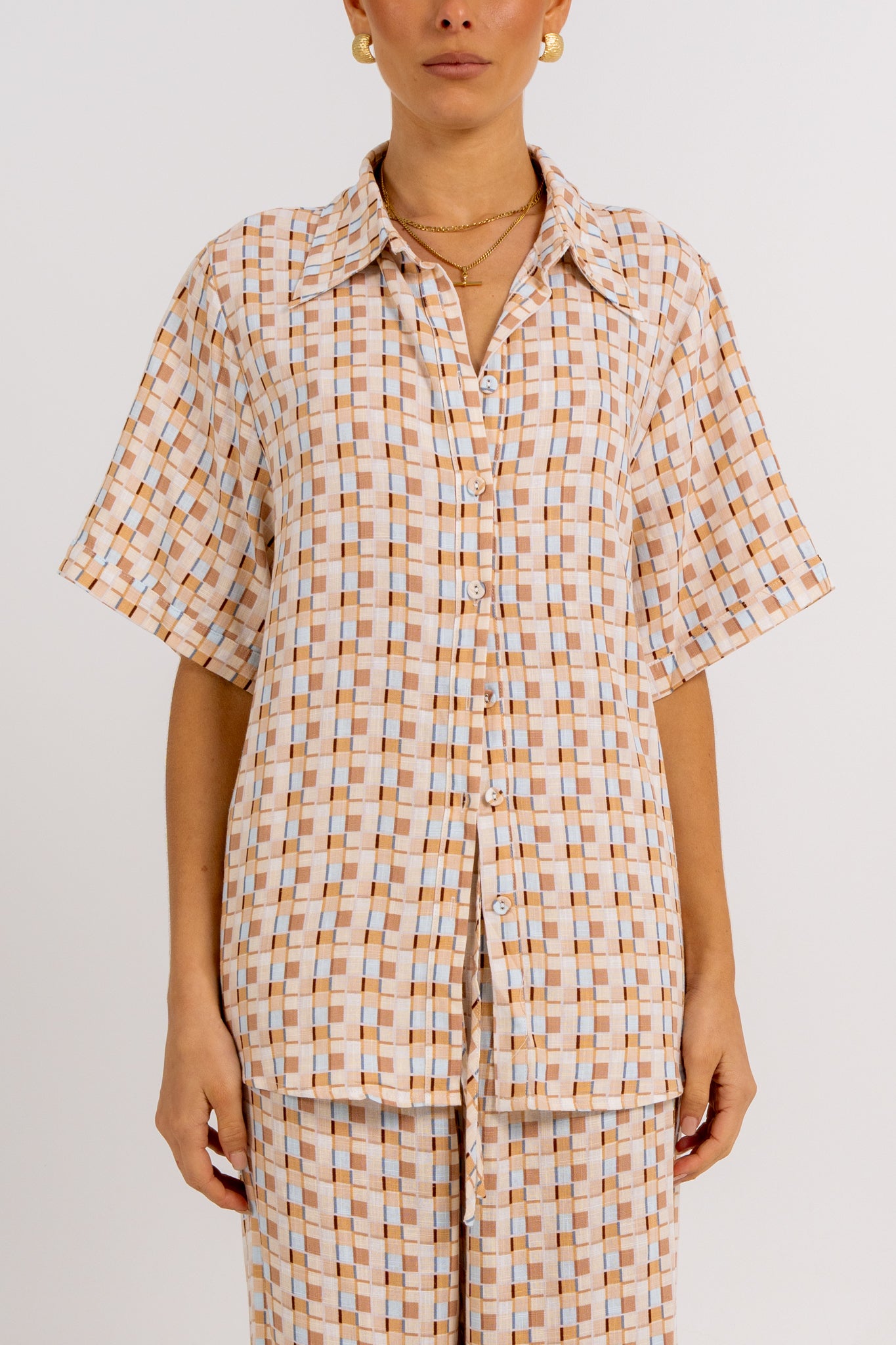 Rylie Set Beige Check