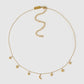 Moondust Charm Necklace - Gold