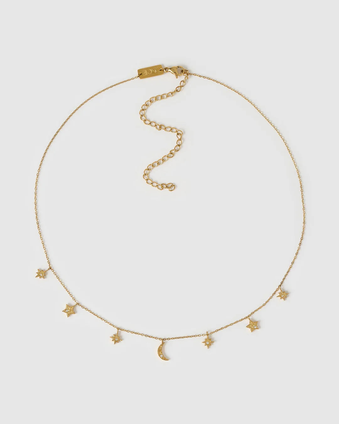 Moondust Charm Necklace - Gold