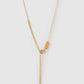 Moondust Charm Necklace - Gold