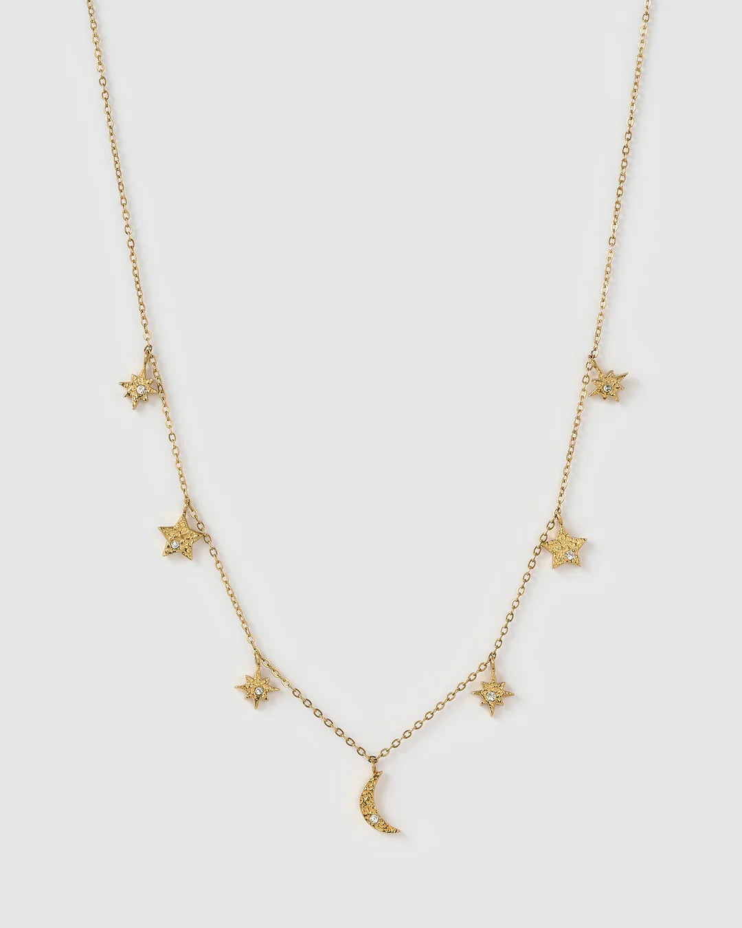 Moondust Charm Necklace - Gold