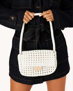 Mulan Shoulder Bag - White