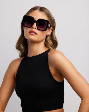 Mustique Sunglasses - Jett Black