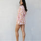Maddox Shirt - Tan/Soft Pink Floral