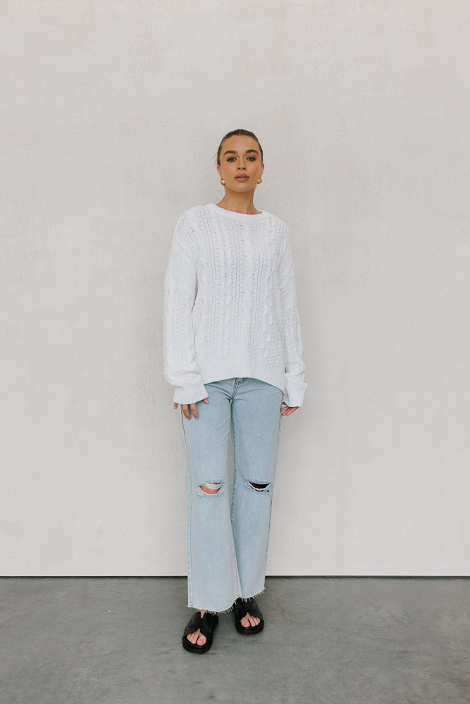 Madrid Knit White