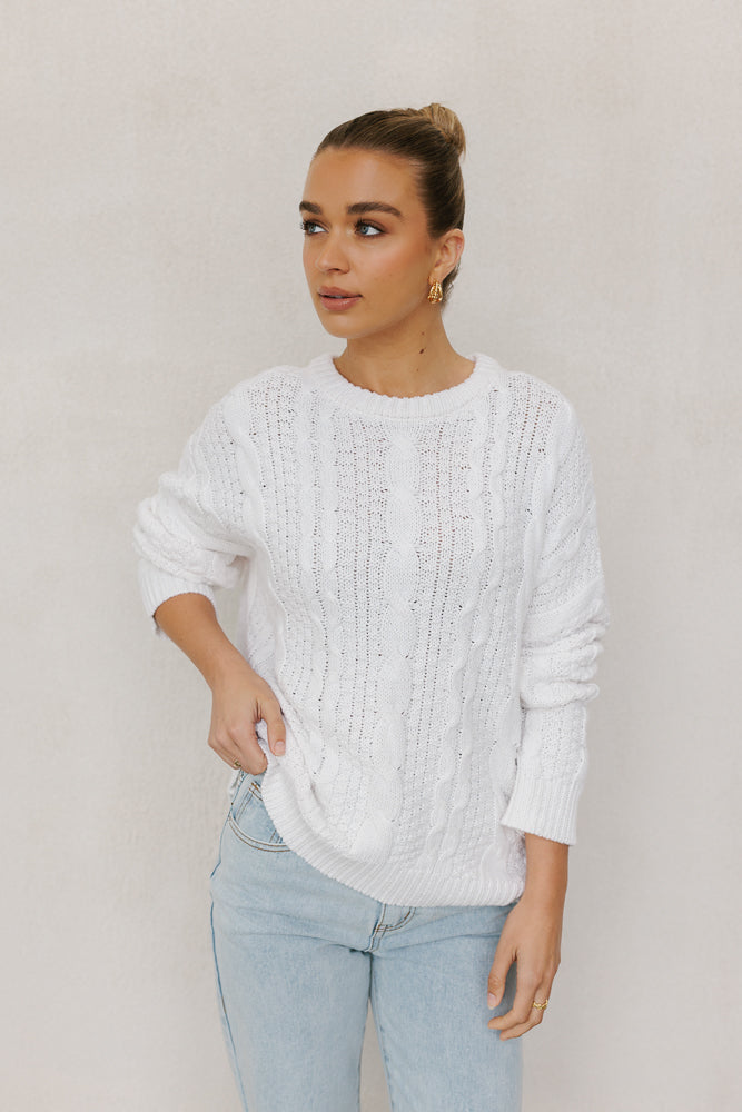 Madrid Knit White