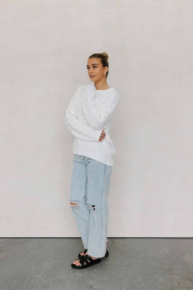 Madrid Knit White