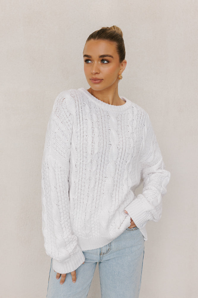 Madrid Knit White