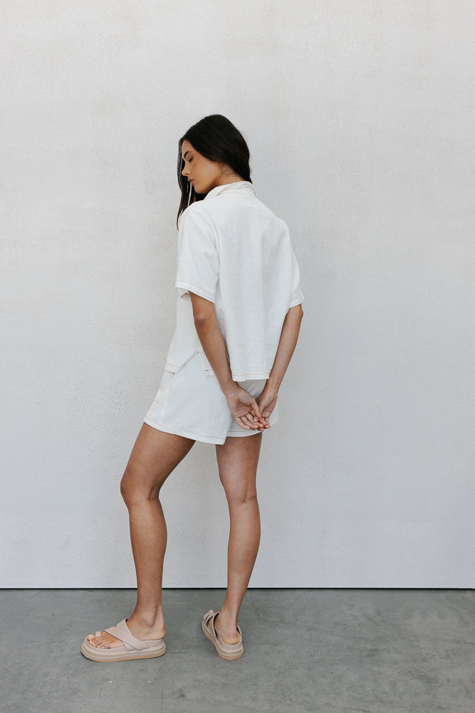 Brittanie Set Ivory Denim