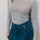 Silkah Top - Grey Marle