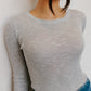 Silkah Top - Grey Marle