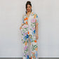 Donna Pants - Abstract Floral